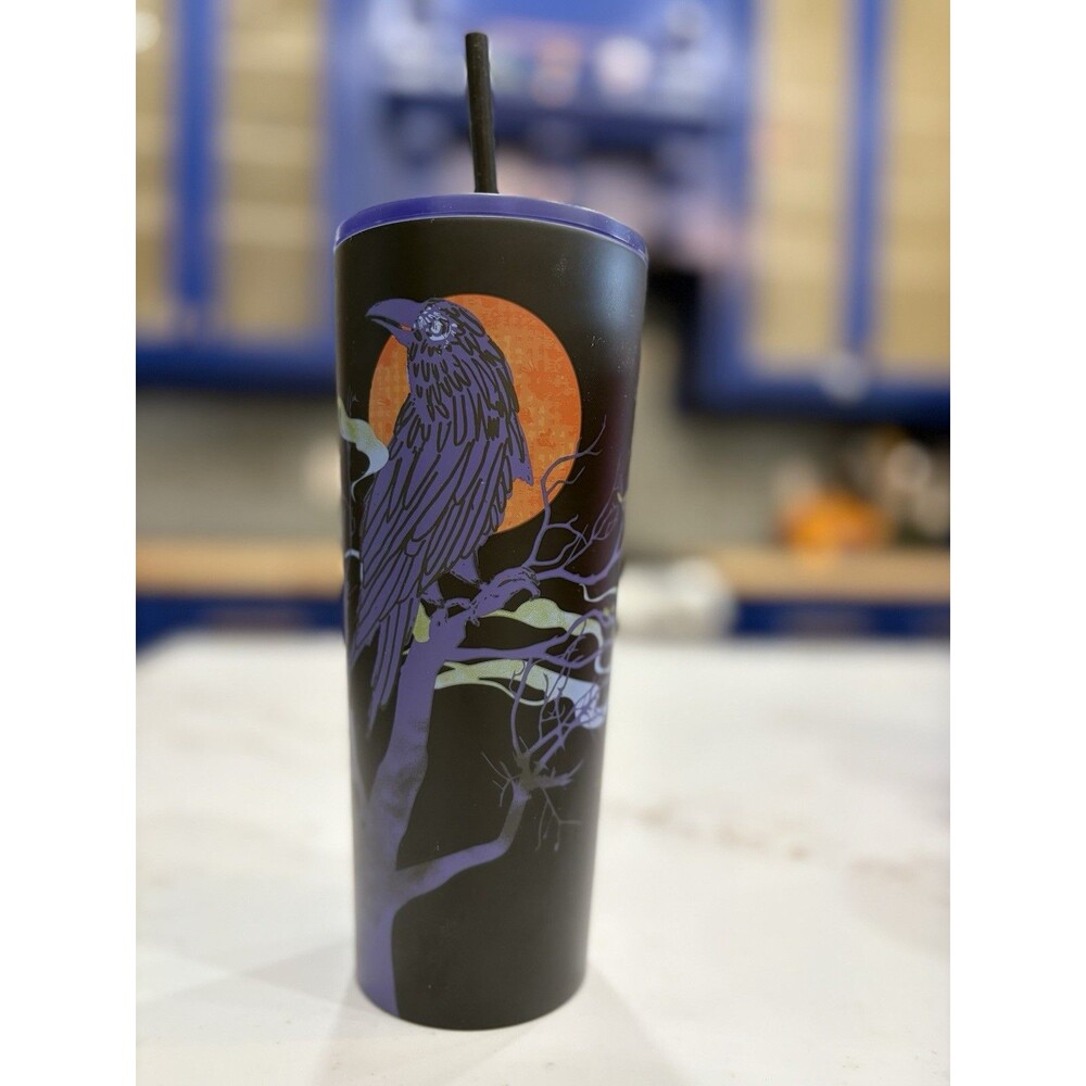 Starbucks Halloween 2022 Raven Stainless Steel Tumbler